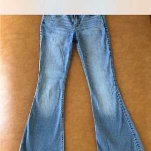 Classic Blue Flared Women Jeans